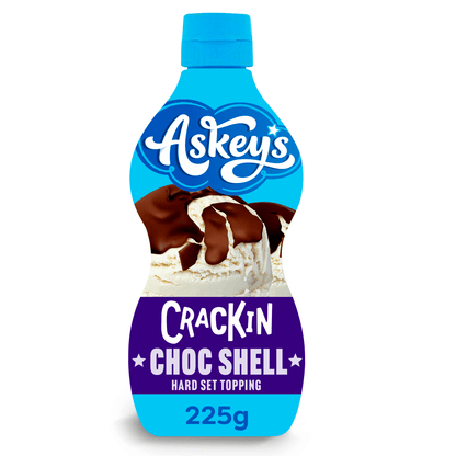 Askeys Crackin Choc Shell Hard Set Topping 225g - UK Food & Drink - 5010067306200