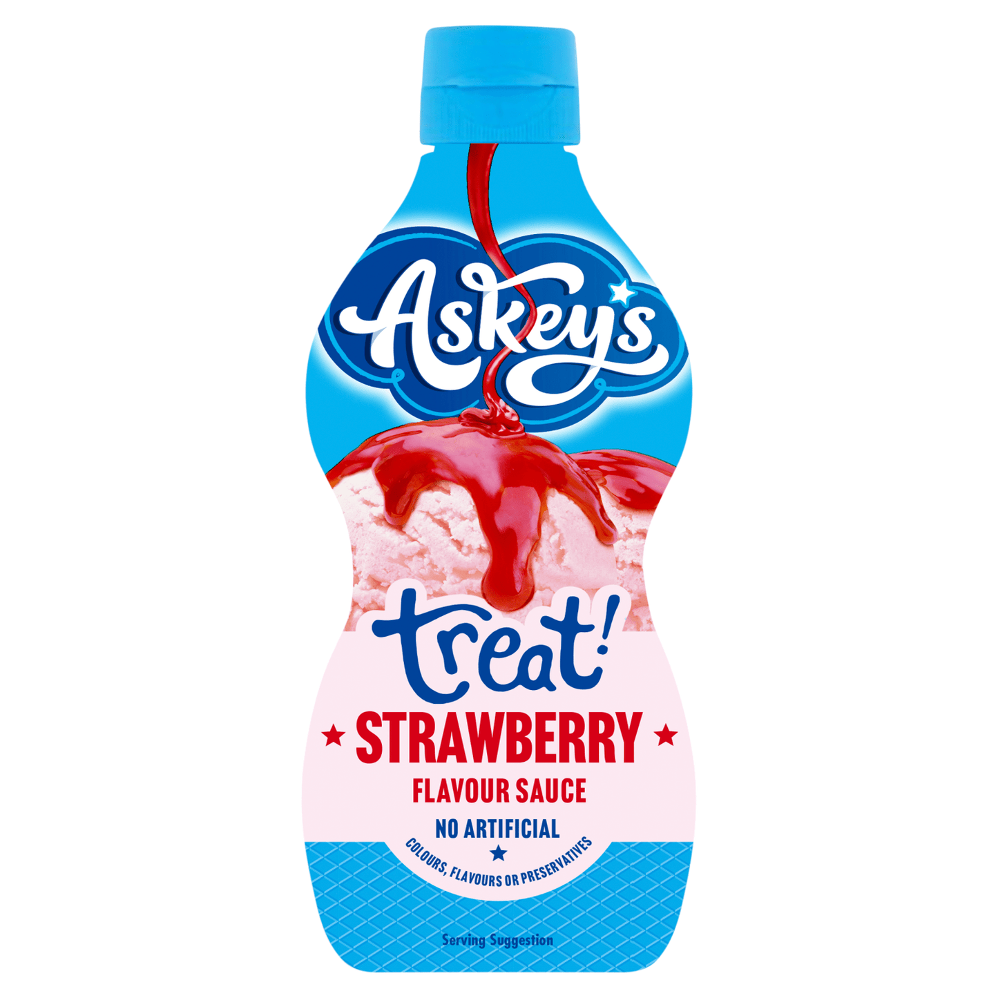 Askeys Treat! Strawberry Flavour Sauce 325g - UK Food & Drink - 5010067306101