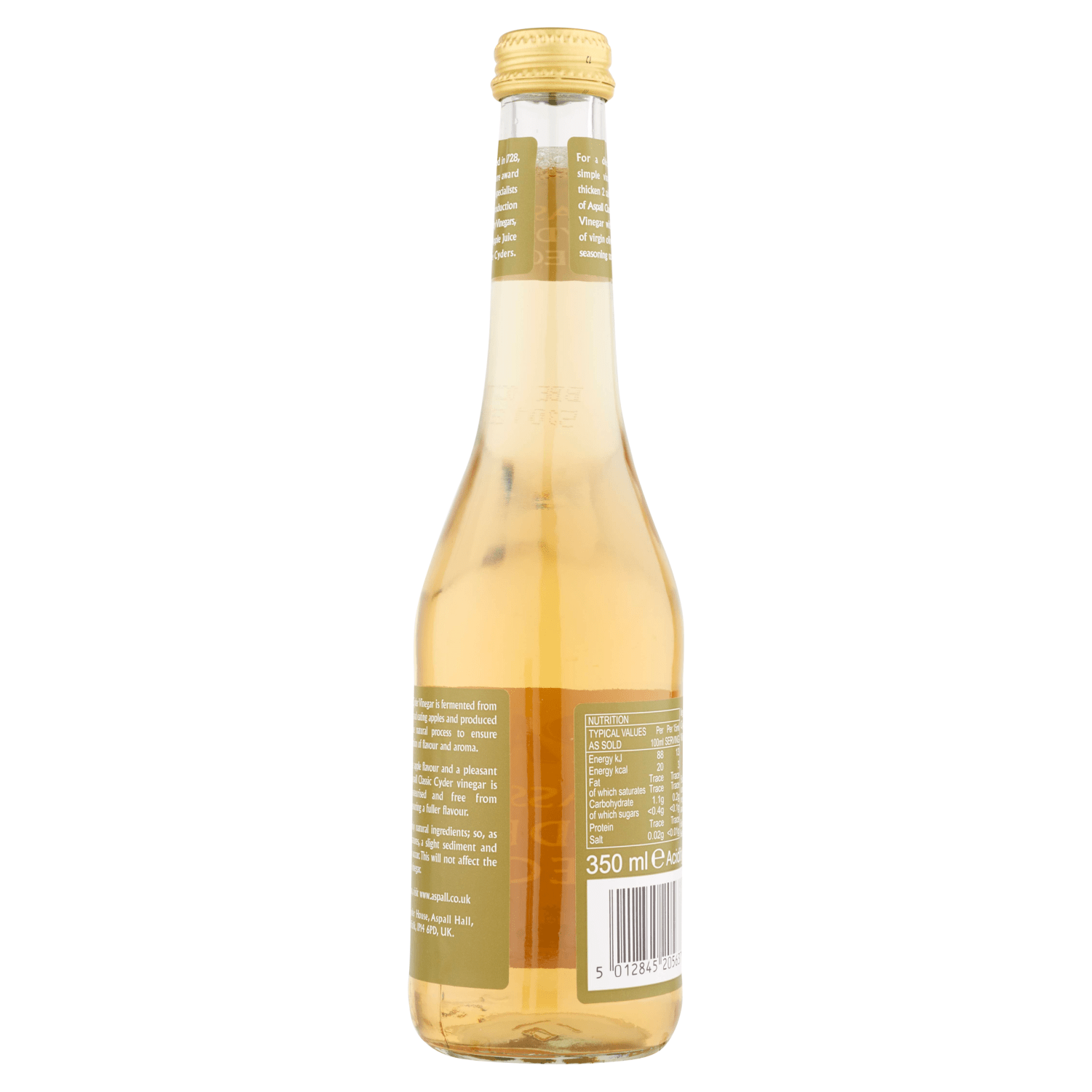 Aspall Apple Cyder Vinegar 350ml - UK Food & Drink - 5012845205637