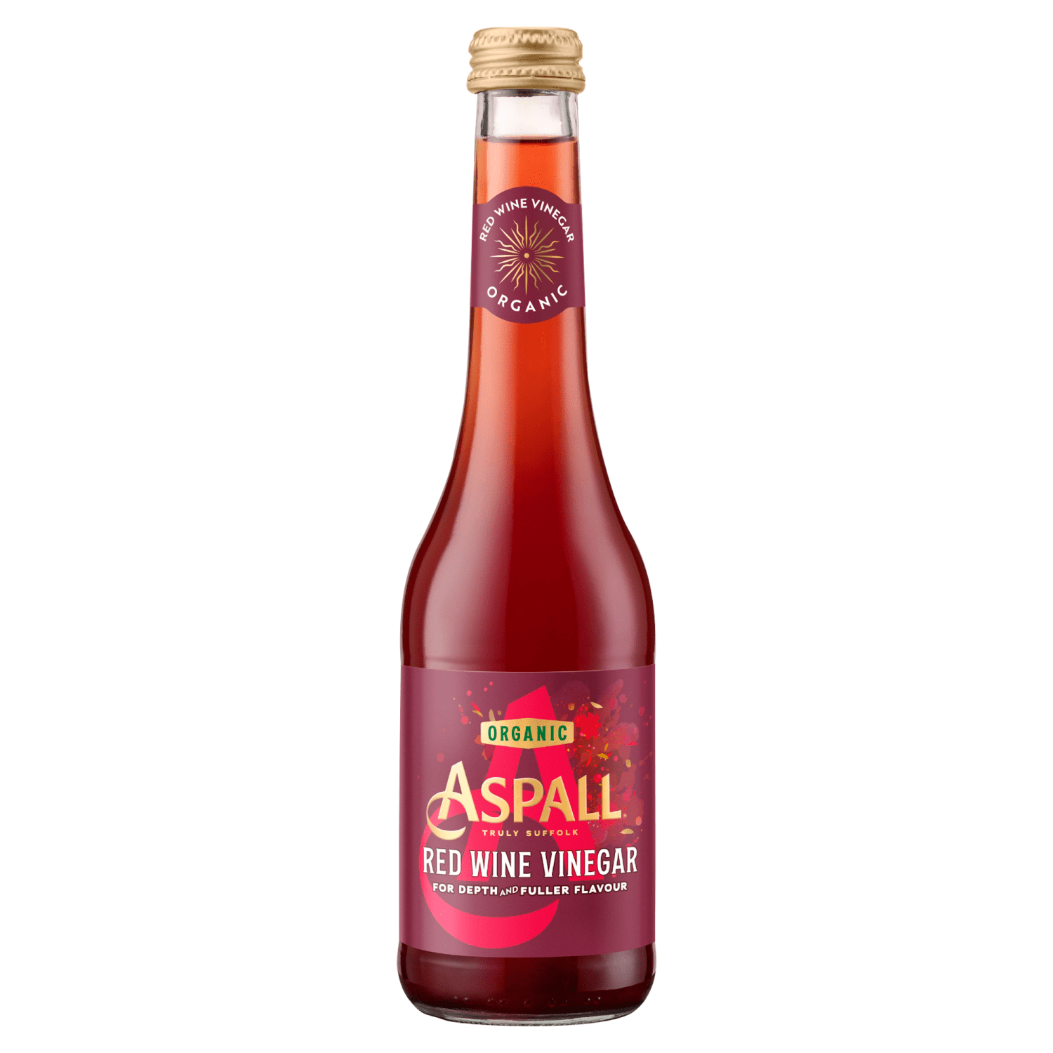Aspall Organic Red Wine Vinegar 350ml - UK Food & Drink - 5012845032202