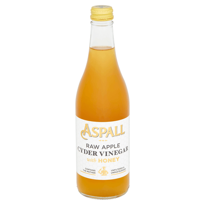 Aspall Raw Apple Cyder Vinegar with Honey 500ml - UK Food & Drink - 5012845205583