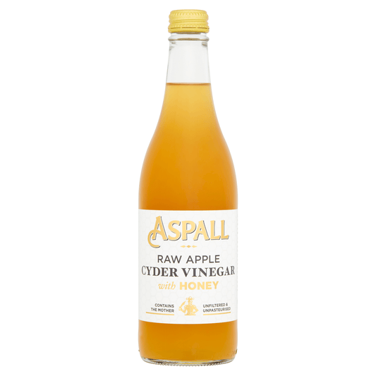 Aspall Raw Apple Cyder Vinegar with Honey 500ml - UK Food & Drink - 5012845205583