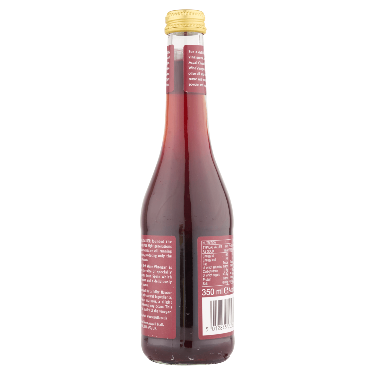 Aspall Red Wine Vinegar 350ml - UK Food & Drink - 5012845205620