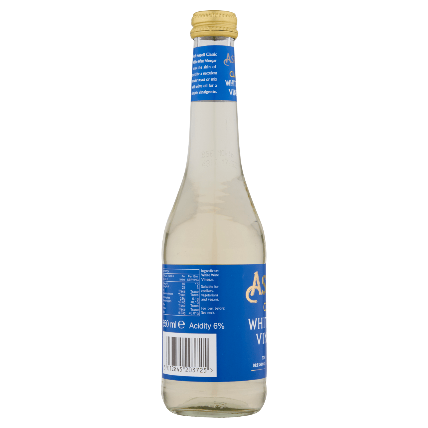 Aspall White Wine Vinegar 350ml - UK Food & Drink - 5012845203725