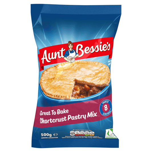 Aunt Bessie's Great to Bake Shortcrust Pastry Mix 500g - UK Food & Drink - 5050665013148