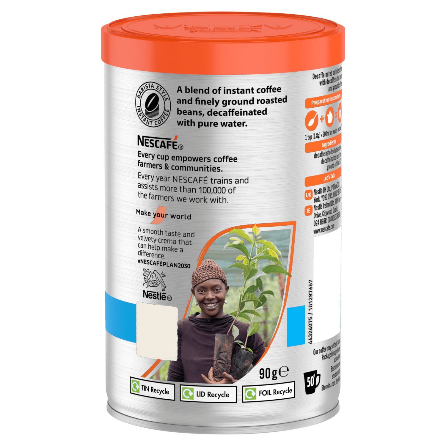 Azera Decaff Americano 90g - UK Food & Drink - 8445290044853