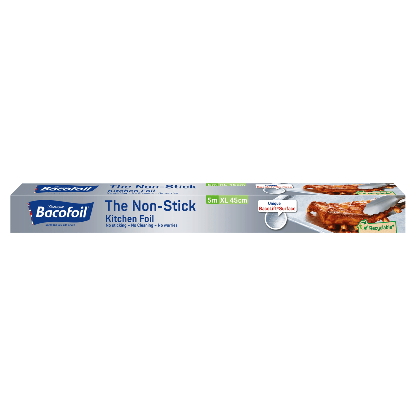 Bacofoil The Non - Stick Kitchen Foil 45cm x 5m - UK Food & Drink - 5011558015489
