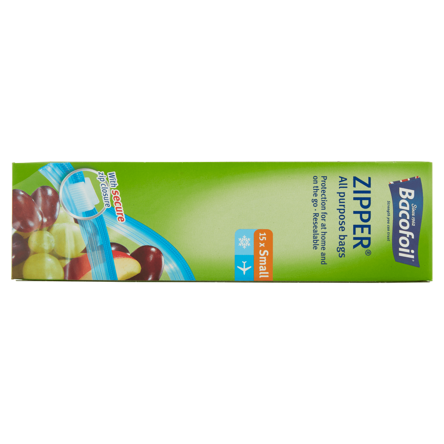 Bacofoil Zipper All Purpose Bags 15x Small - UK Food & Drink - 5023139861019