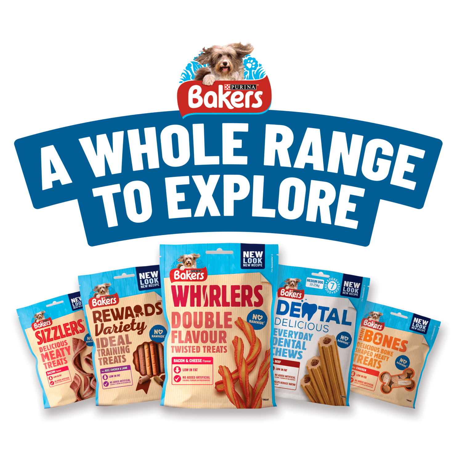 Bakers Allsorts Dog Treats with Chicken, Beef & Lamb 98g - UK Food & Drink - 7613034753854