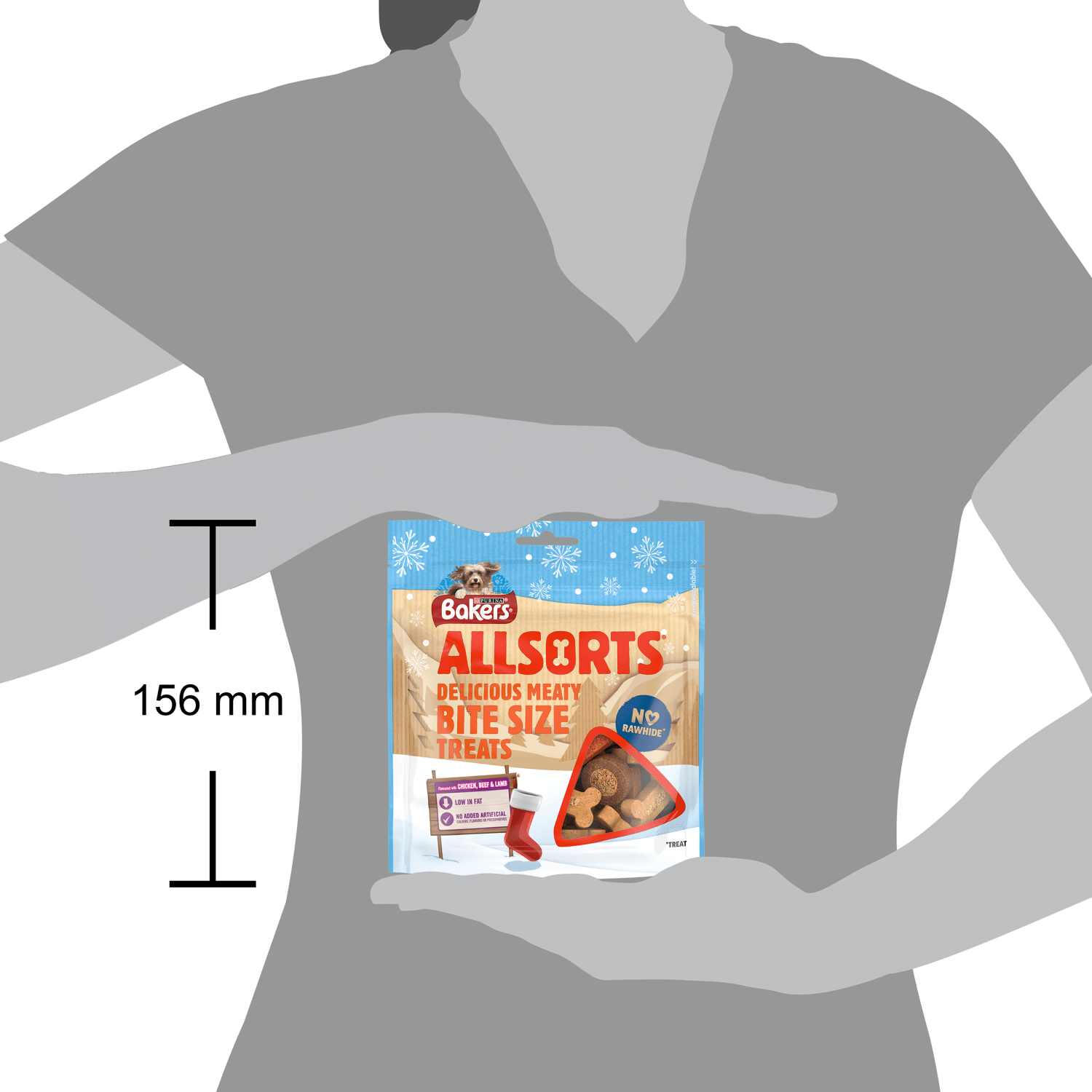 Bakers Allsorts Dog Treats with Chicken, Beef & Lamb 98g - UK Food & Drink - 7613034753854