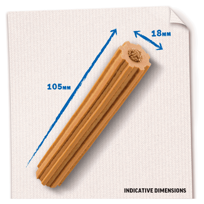 Bakers Dental Delicious Adult Medium Dog Treat with Chicken 7 Sticks 200g - UK Food & Drink - 7613032717629