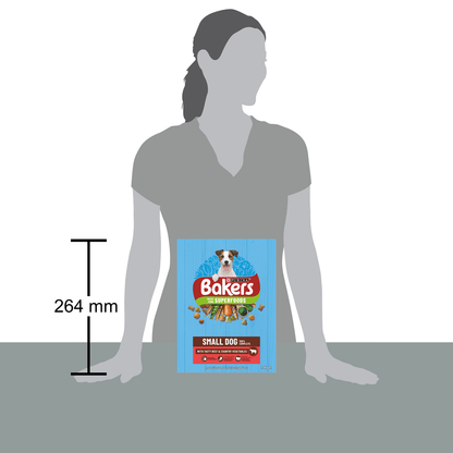 Bakers Small Dog with Tasty Beef & Country Vegetables 1.1kg - UK Food & Drink - 7613036287708