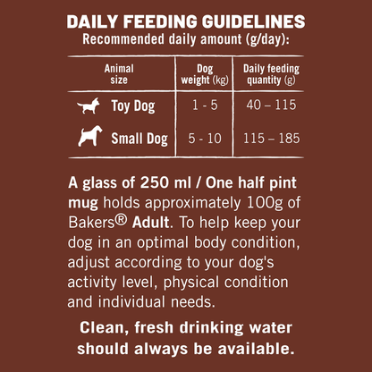 Bakers Small Dog with Tasty Beef & Country Vegetables 1.1kg - UK Food & Drink - 7613036287708