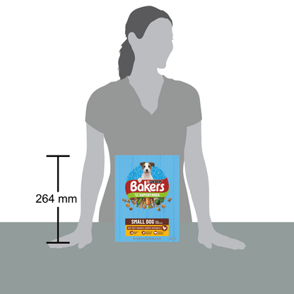 Bakers Small Dog with Tasty Chicken & Country Vegetables 1.1kg - UK Food & Drink - 7613036288477