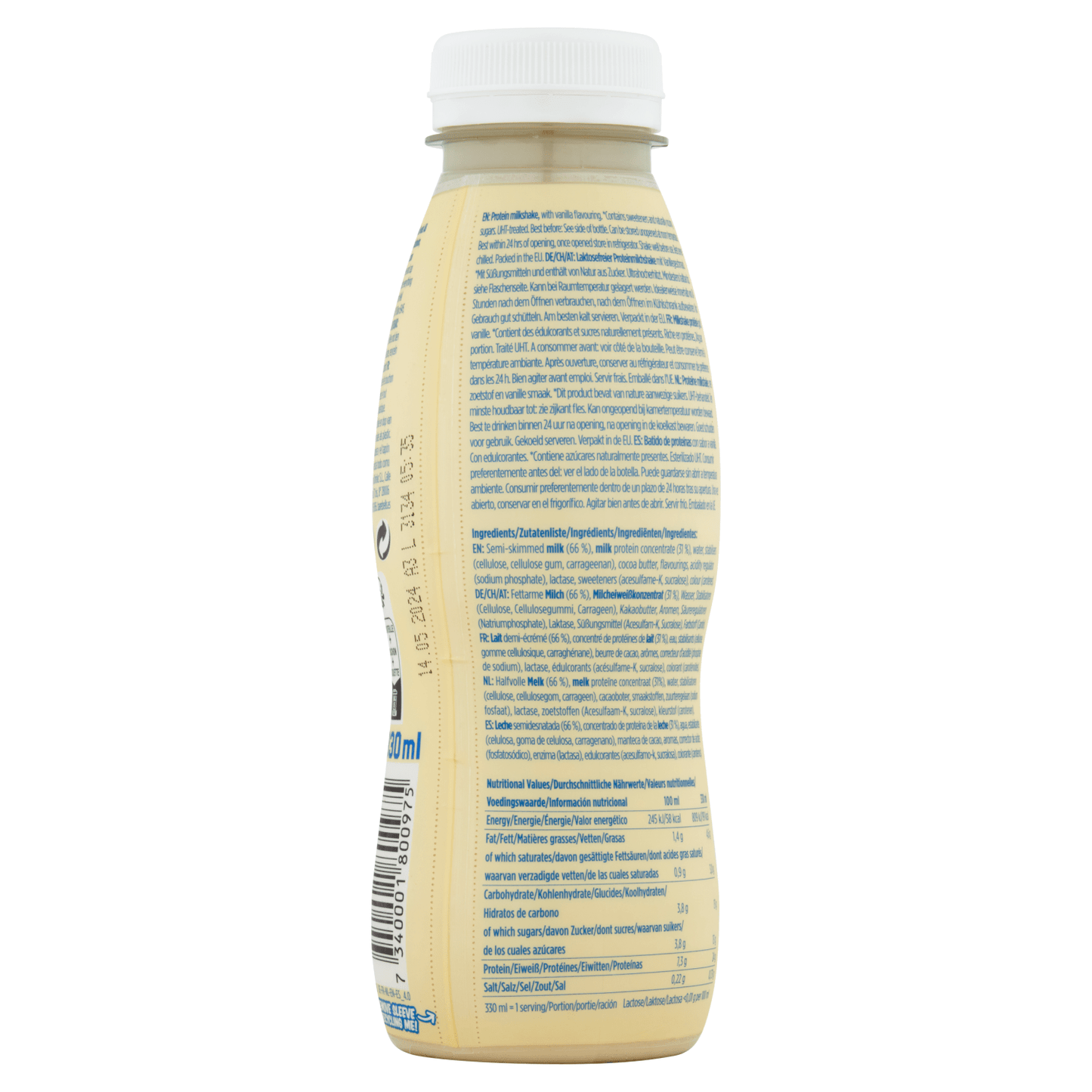 Barebells Protein Milkshake Vanilla Flavour 330ml - UK Food & Drink - 7340001800975