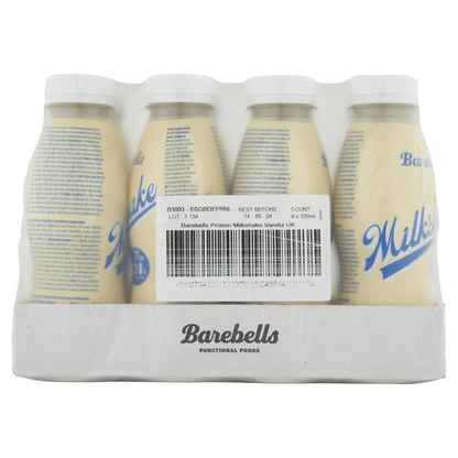 Barebells Protein Milkshake Vanilla Flavour 330ml - UK Food & Drink - 7340001800975
