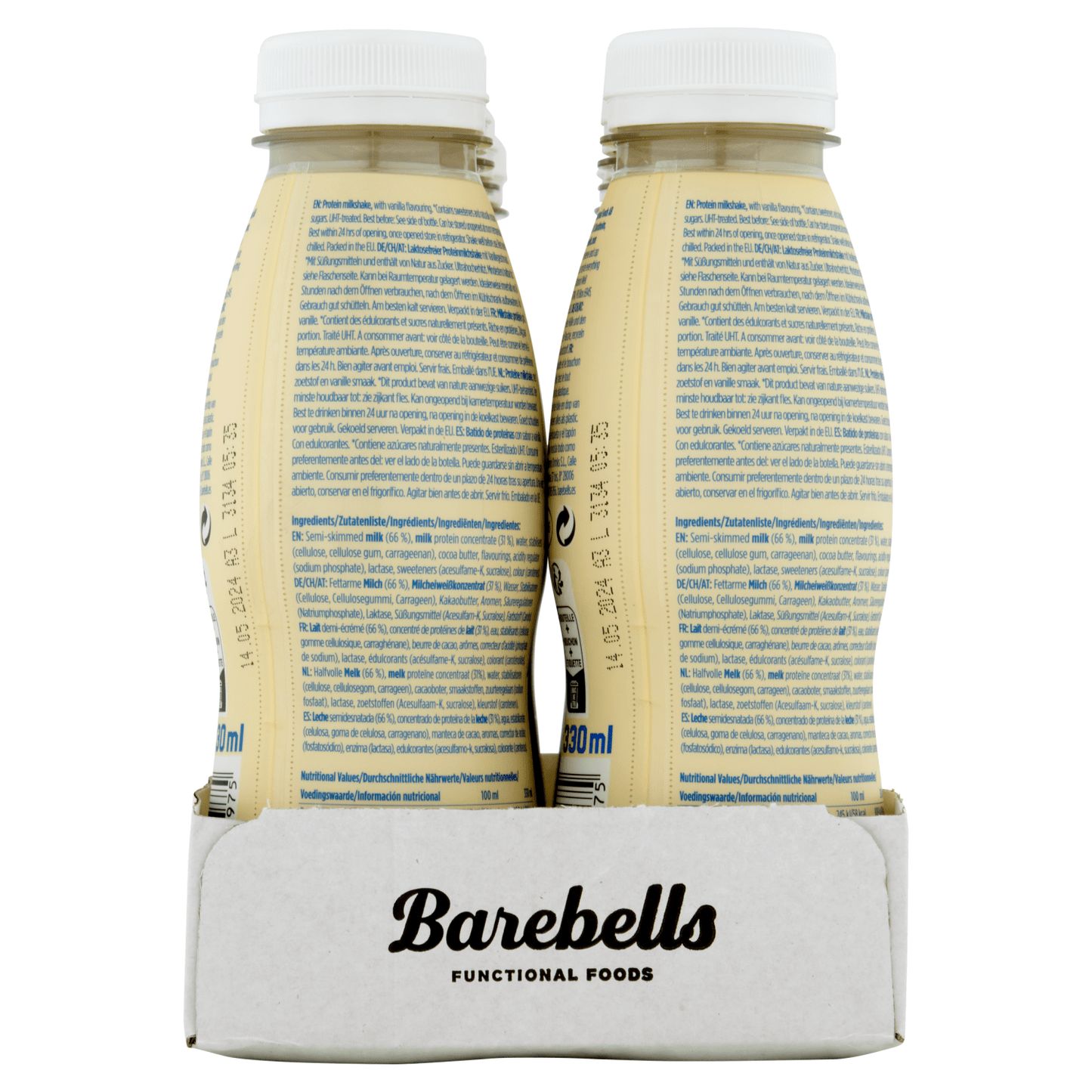 Barebells Protein Milkshake Vanilla Flavour 330ml - UK Food & Drink - 7340001800975