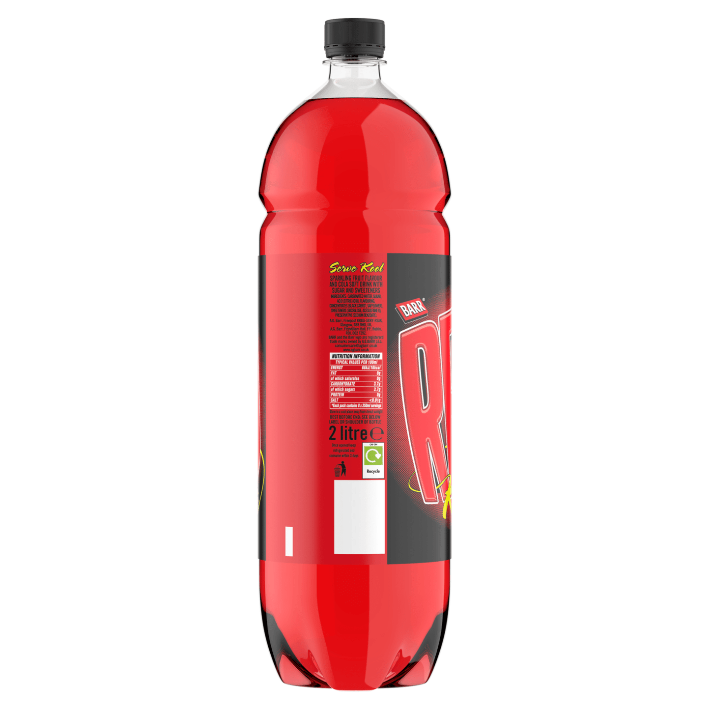 Barr Red Kola Soft Drink 2L Bottle - UK Food & Drink - 5000382008545