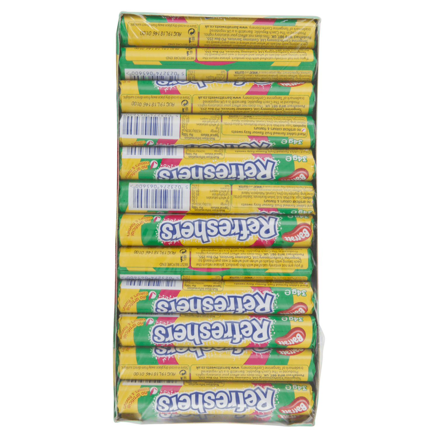 Barratt Refreshers 34g - UK Food & Drink - 5023274065600