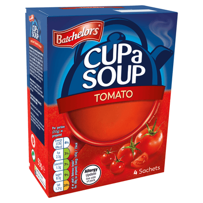 Batchelors 4 Tomato Cup a Soup Sachets 93g - UK Food & Drink - 5000354401312