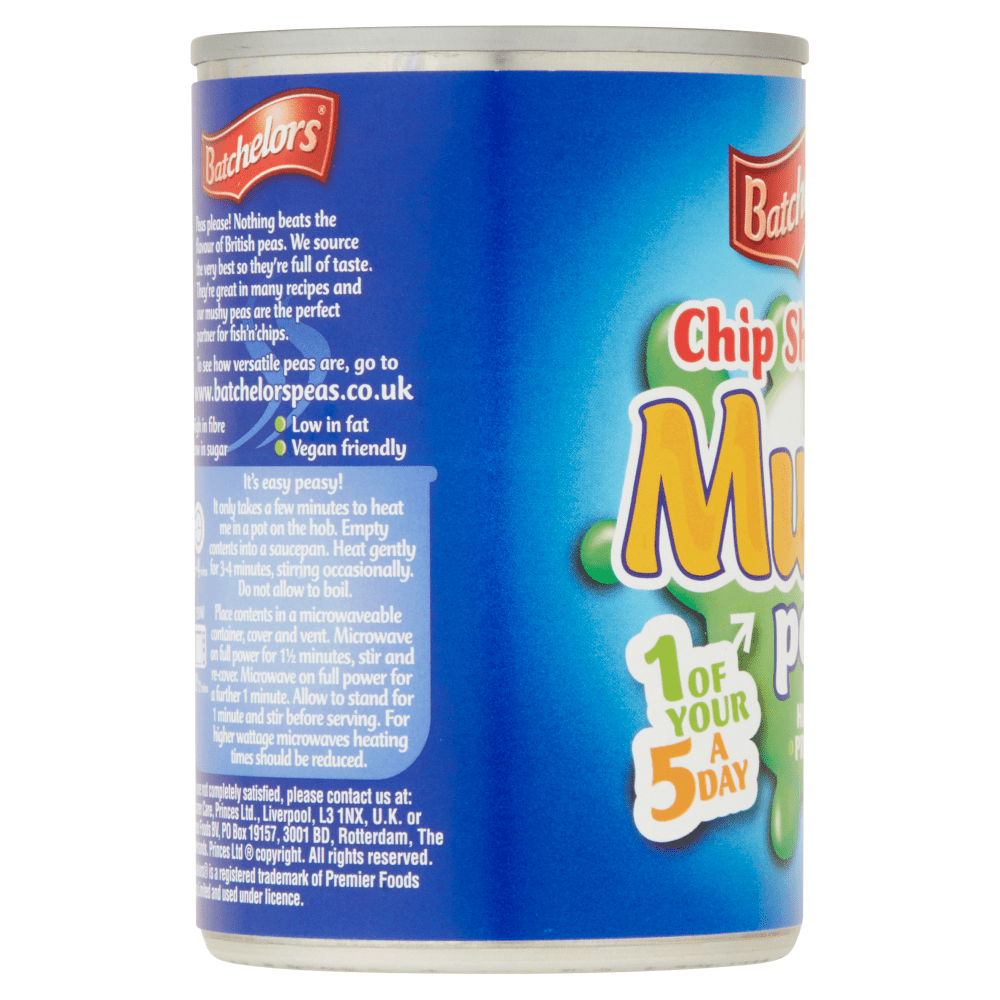Batchelors Chip Shop Style Mushy Peas 300g - UK Food & Drink - 5000232901392
