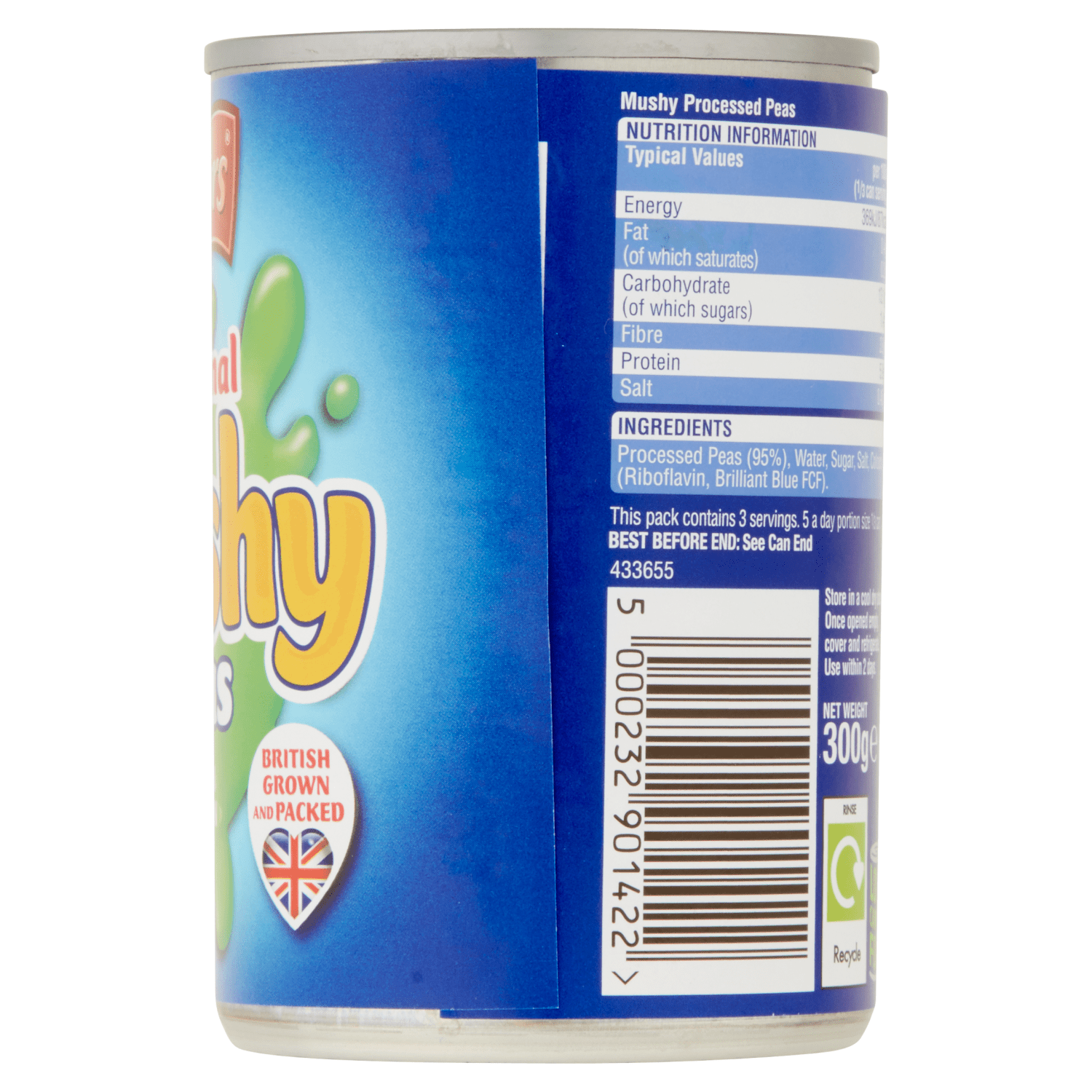 Batchelors Original Mushy Peas 300g - UK Food & Drink - 5000232901422