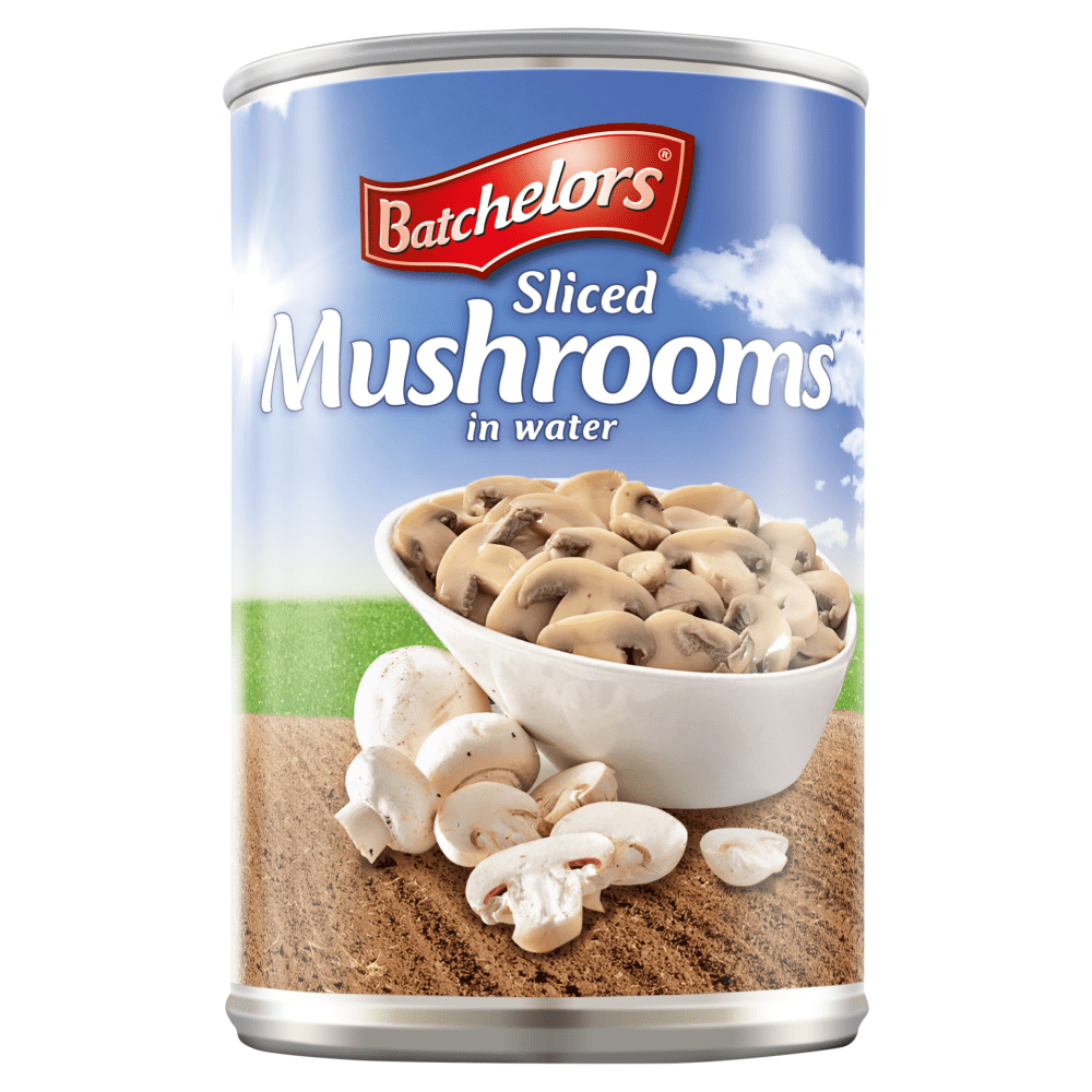 Batchelors Sliced Mushrooms in Water 285g - UK Food & Drink - 5000232886323