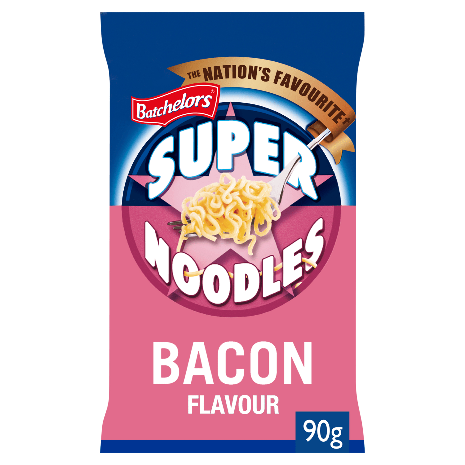 Batchelors Super Noodles Bacon Flavour 90g - UK Food & Drink - 5000354405013