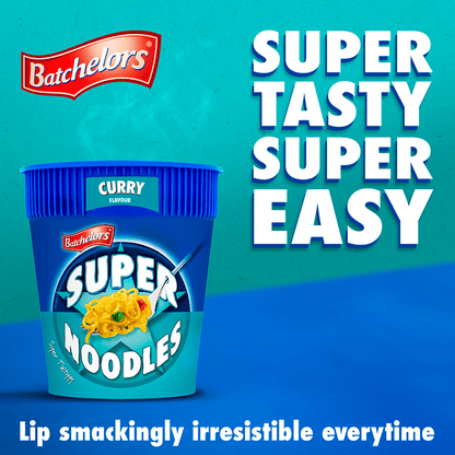 Batchelors Super Noodles Curry Pot 75g - UK Food & Drink - 5000354907371