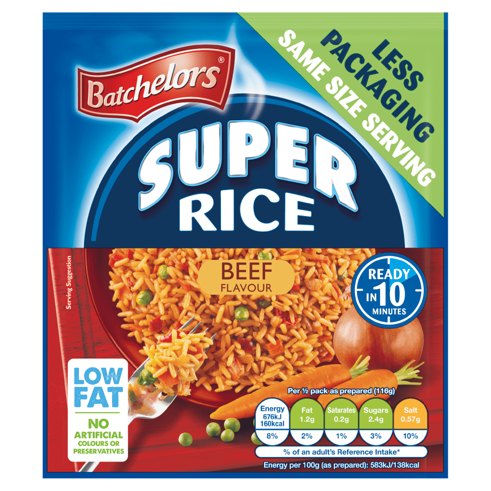 Batchelors Super Rice Beef Flavour 90g - UK Food & Drink - 5000354908330