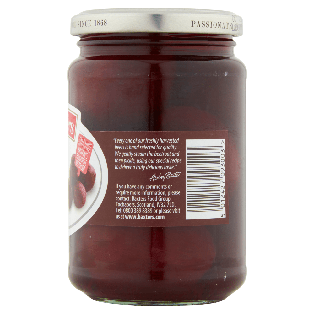 Baxters Baby Beetroot 340g - UK Food & Drink - 5012427093003