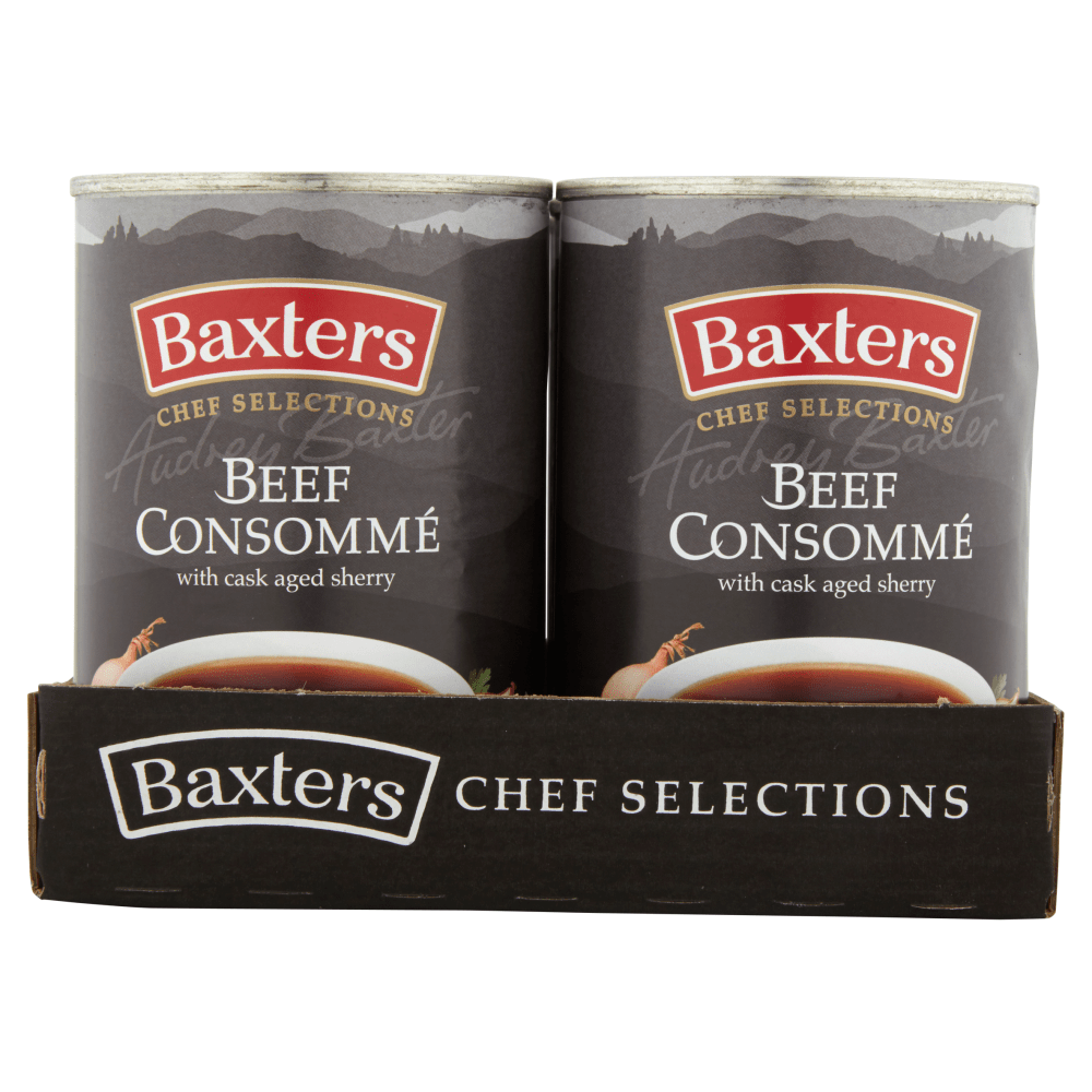 Baxters Chef Selections Beef Consomm√© with Cask Aged Sherry 400g - UK Food & Drink - 5012427109407