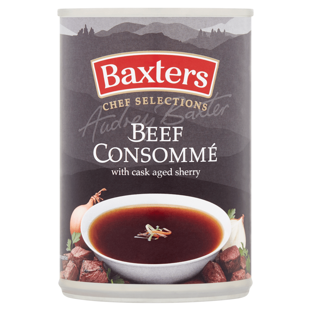 Baxters Chef Selections Beef Consomm√© with Cask Aged Sherry 400g - UK Food & Drink - 5012427109407