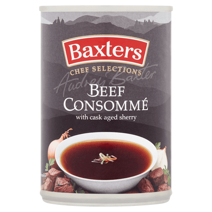 Baxters Chef Selections Beef Consomm√© with Cask Aged Sherry 400g - UK Food & Drink - 5012427109407