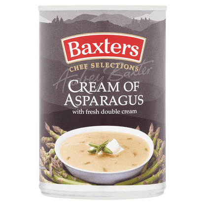 Baxters Chef Selections Cream of Asparagus with Fresh Double Cream 400g - UK Food & Drink - 5012427109100