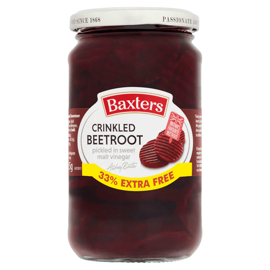 Baxters Crinkled Beetroot 455g - UK Food & Drink - 5012427298507