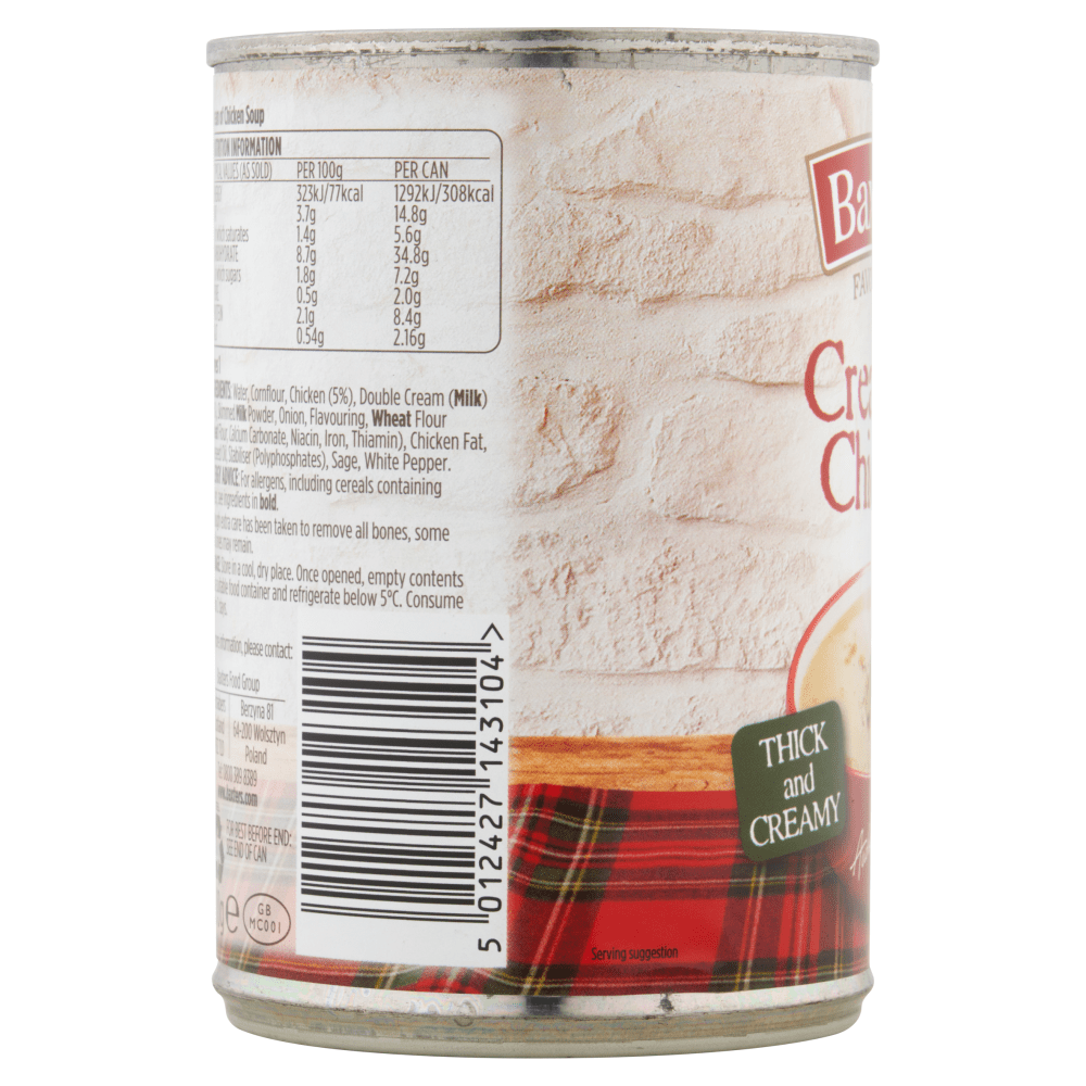 Baxters Favourites Cream of Chicken 400g - UK Food & Drink - 5012427143104