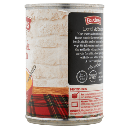 Baxters Favourites Lentil & Bacon 400g - UK Food & Drink - 5012427143906