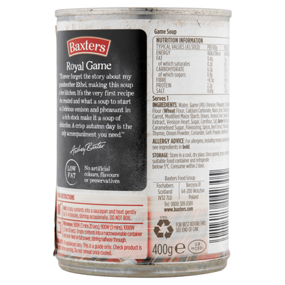 Baxters Favourites Royal Game 400g - UK Food & Drink - 5012427142305