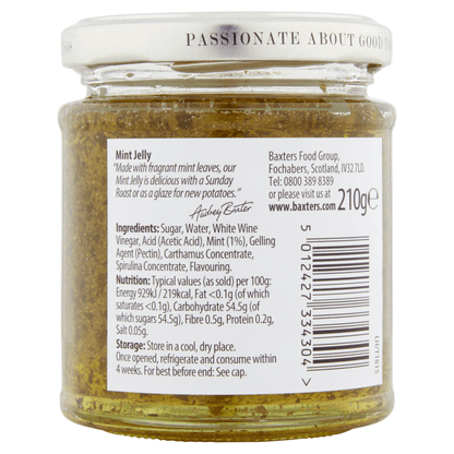 Baxters Mint Jelly 210g - UK Food & Drink - 5012427334304