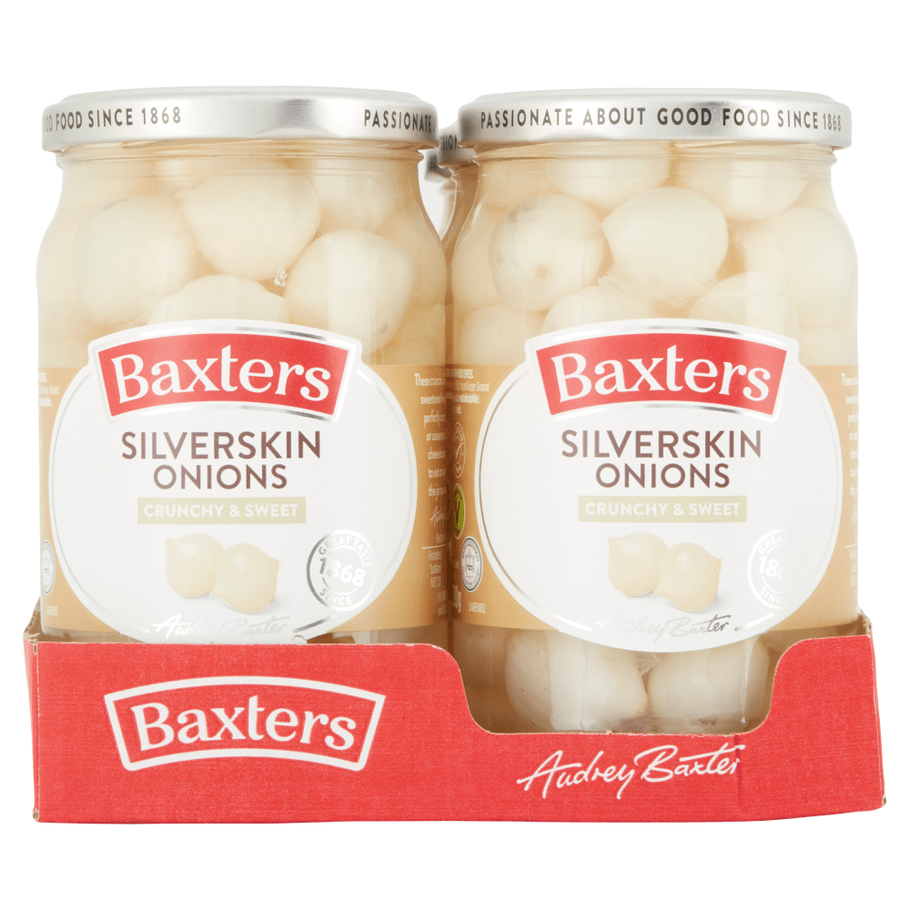 Baxters Silverskin Onions 440g - UK Food & Drink - 5012427660502