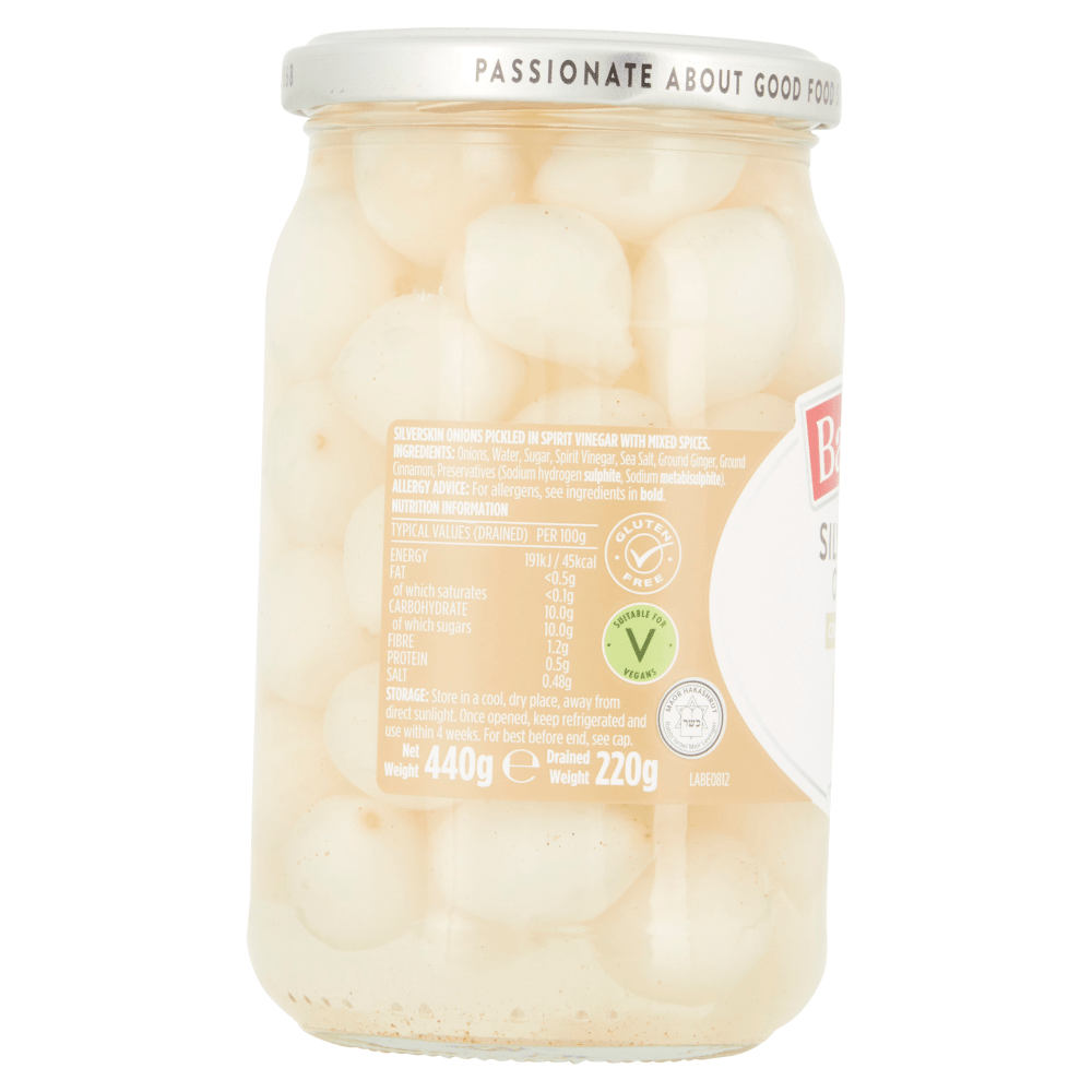 Baxters Silverskin Onions 440g - UK Food & Drink - 5012427660502