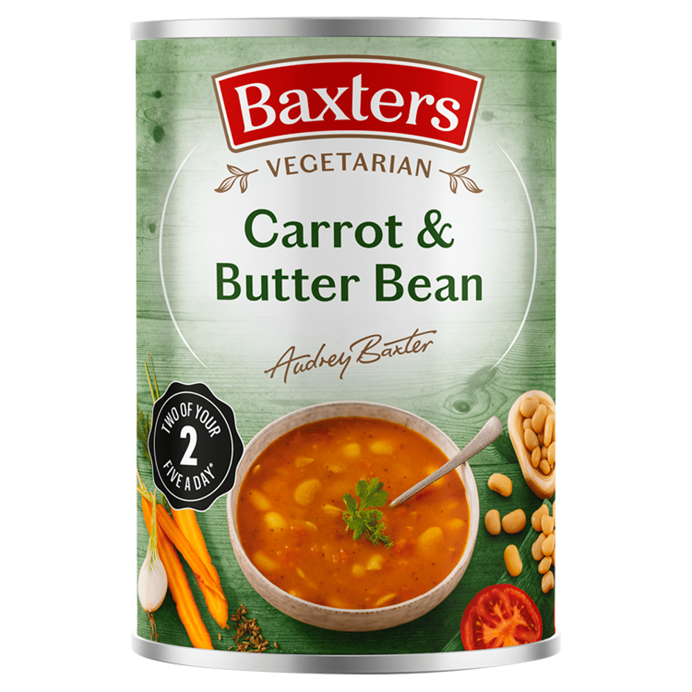 Baxters Vegetarian Carrot & Butter Bean 400g - UK Food & Drink - 5012427141209