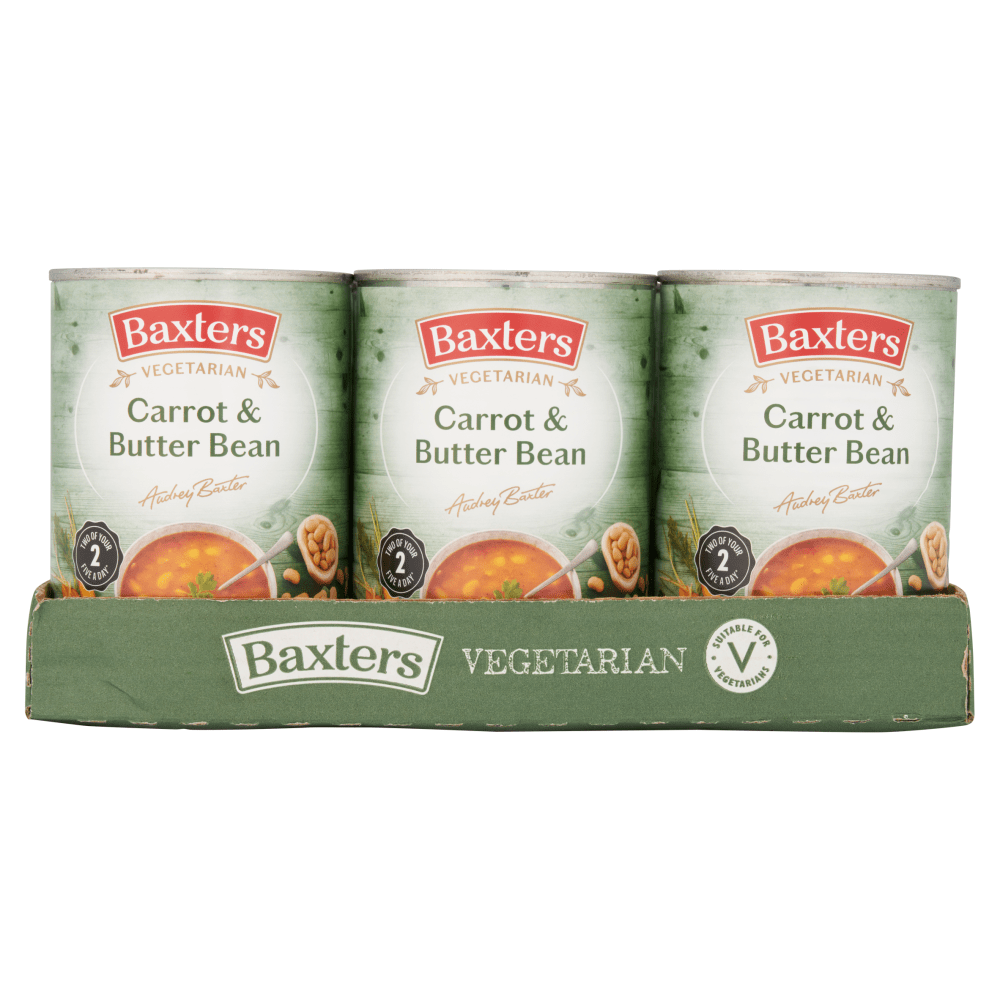 Baxters Vegetarian Carrot & Butter Bean 400g - UK Food & Drink - 5012427141209