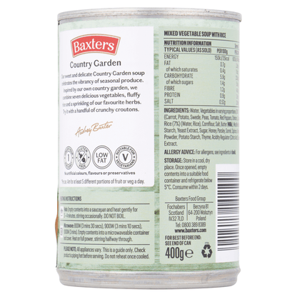 Baxters Vegetarian Country Garden 400g - UK Food & Drink - 5012427141100