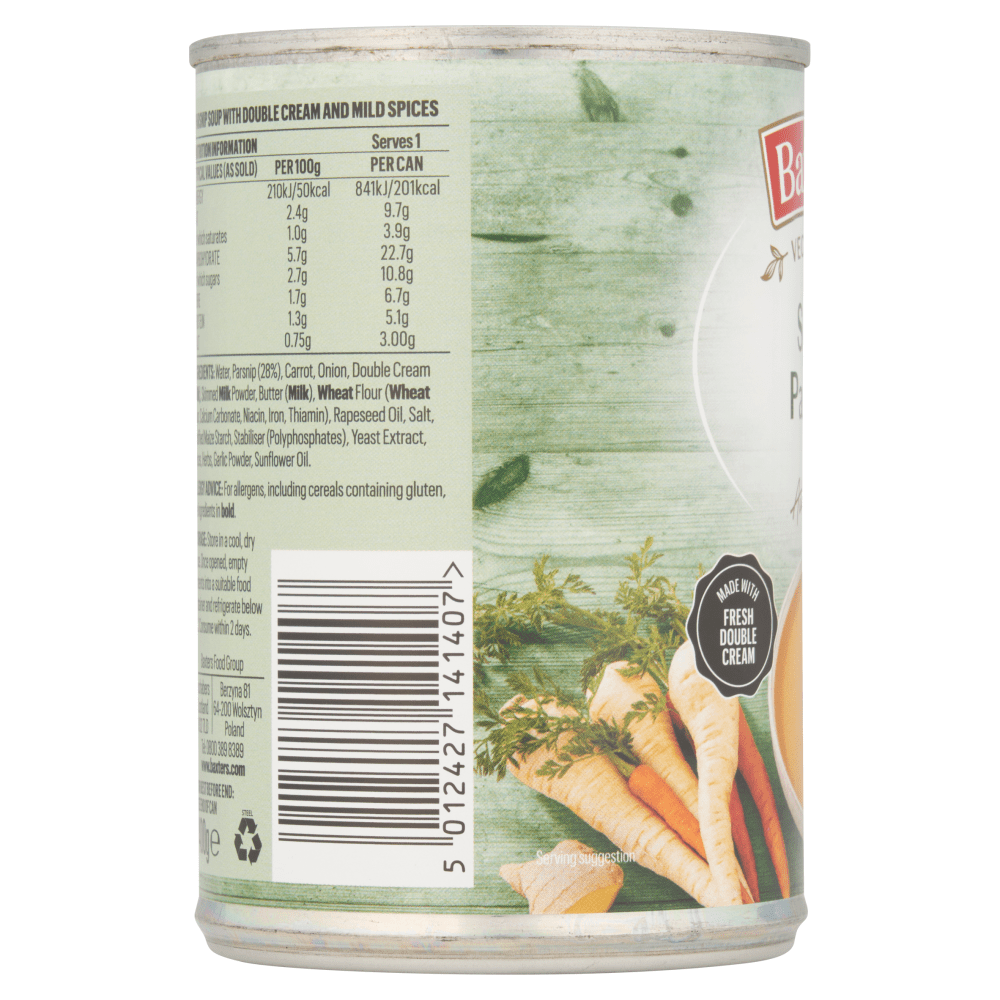 Baxters Vegetarian Spicy Parsnip 400g - UK Food & Drink - 5012427141407
