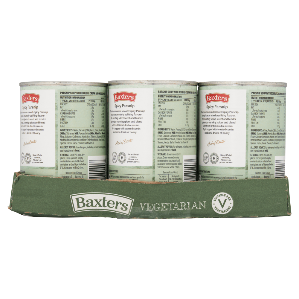 Baxters Vegetarian Spicy Parsnip 400g - UK Food & Drink - 5012427141407
