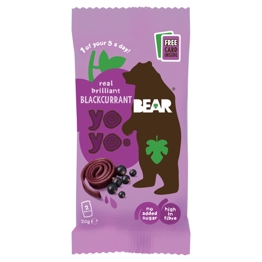 BEAR Yoyos Blackcurrant 20g - UK Food & Drink - 5060139431460