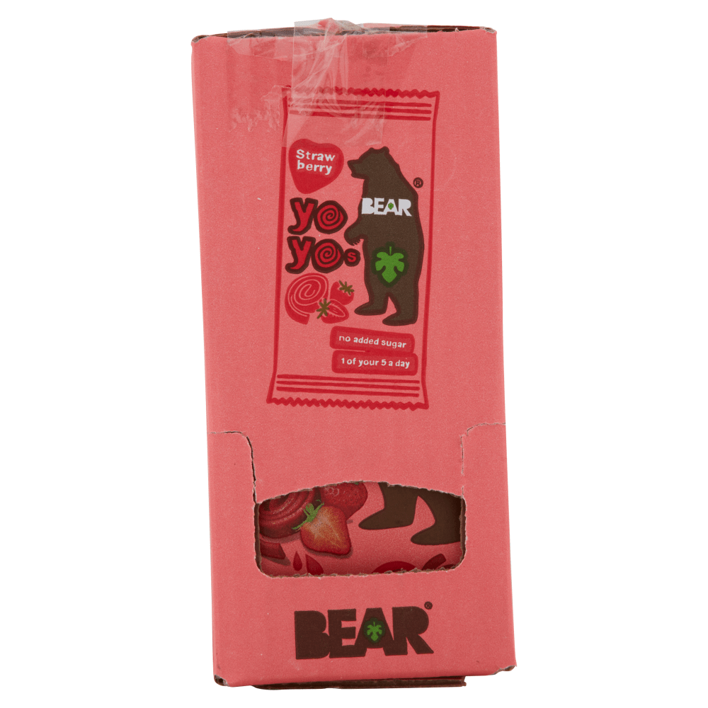 BEAR Yoyos Strawberry 20g - UK Food & Drink - 5060139430241