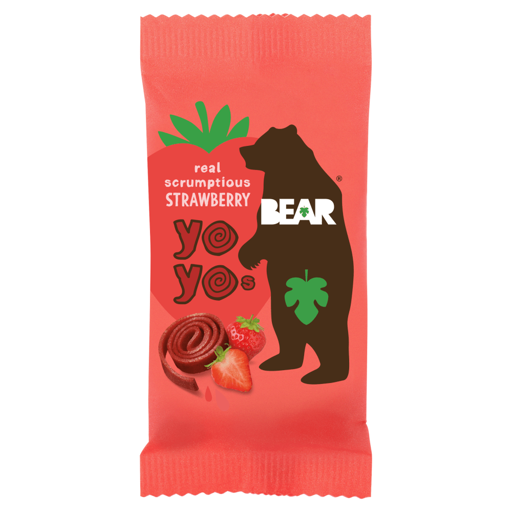 BEAR Yoyos Strawberry 20g - UK Food & Drink - 5060139430241